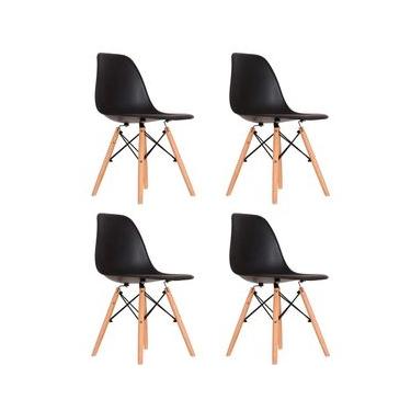 Imagem de Conjunto 4 Cadeiras Eames  Preto