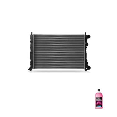 Imagem de Kit Radiador Palio Siena 1.0 1.5 98> 12534 + Aditivo Radiador Orbi Química Rosa 1L