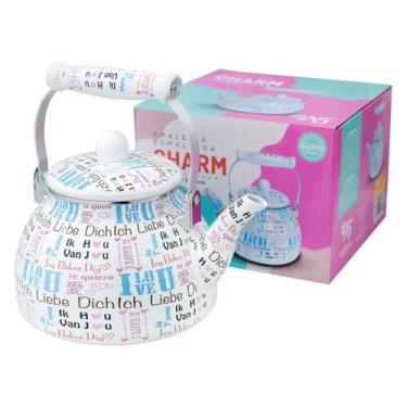 Imagem de Chaleira Esmaltada Vintage 2,5L para Indução - Charm Love