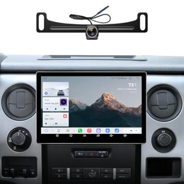 Imagem de Rádio automotivo de 11,5 polegadas para Ford F150 Stereo 2009-2014 com CarPlay sem fio e Android Auto/Android 13/5G WiFi/tela sensível ao toque/FM/AM/4 GB de RAM + ROM de 64 GB (polegadas, 11,5)