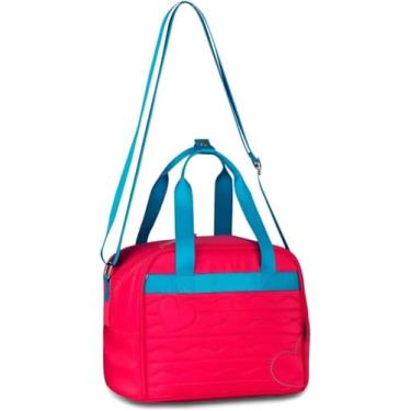 Imagem de Lancheira Térmica Infantil Rosa 15L – Mantém Alimentos Quentes ou Frios por Mais Tempo, Material Seguro e Alça Regulável para Crianças