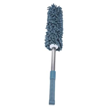Imagem de Depisuta Espanador de Mão, Escova de Limpeza de Poeira Macia de Absorção Estática Extensível Com Haste Telescópica de até 80 Cm, para Telas Eletrônicas de Ventilador de Teto de Móveis de
