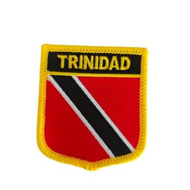 Imagem de Ruoming 1 PÇ Patch de bandeira multinacional bordado a ferro ou costurado em bordado tático militar nacional multinacional (Tobago)