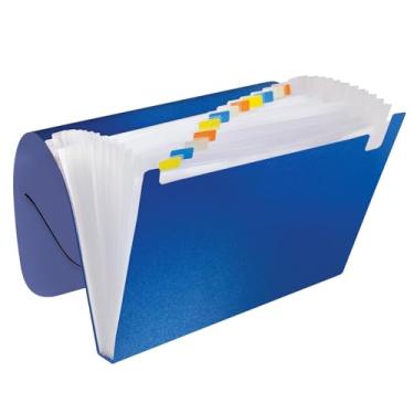 Imagem de DAC - Pasta Sanfonada A4 12 Divisões - Fun Azul