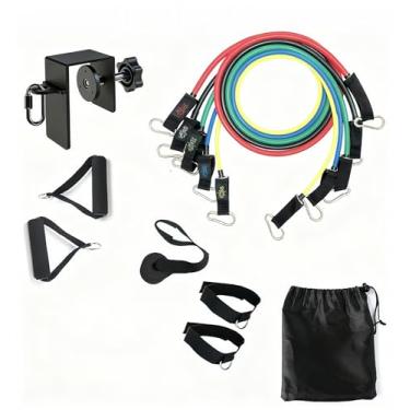 Imagem de Âncora de porta de cinto de resistência, cinto de resistência, acessórios de âncora de porta resistentes, cinto de resistência de fitness, âncora de porta de exercício de cinto de peso, equipamento de