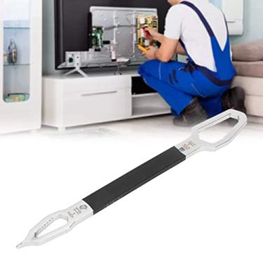 Imagem de Chave multifuncional em forma, ferramenta manual de hardware de design ultra longo exclusivo de extremidade dupla, aço inoxidável, PVC, alcance de 6 24 mm, para decoração de casa, construção, carro