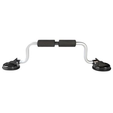 Imagem de Carregador de Kayak Alumínio com Rolo e Ventosas Resistentes para Carregamento Traseiro Carro Revestimento Espuma Alta Densidade Design Maior Espaço Proteção Antena Suporte Confiável Descarregamento M