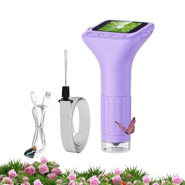 Imagem de Microscópio Digital Portátil - Brinquedo Científico com Ampliação 1000X,Lupa de Bolso para Exterior | para Aprendizes Jovens Exploradores da Atividades Finais de Semana em Casa