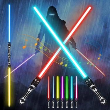 Imagem de Sabre de Luz Star Brinquedo LED Com Som Luz Recarregável Pilhas