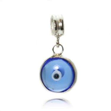 Imagem de Berloque Charms Prata Legitima 925 Olho Grego - Lojas La&Amp;Ny, 1,5, 