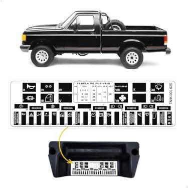 Imagem de SPORTINOX, Adesivo Tabela Fusíveis Para F-1000 F-4000 1993/1999 Branco