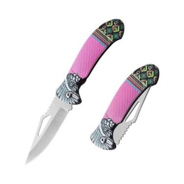 Imagem de Faca Dobrável De Aço Inoxidável EDC, Faca De Bolso Para Sobrevivência 