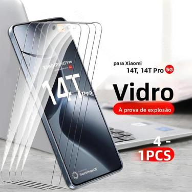 Imagem de Protetores De Tela De Vidro HD 9H Para Xiaomi 14T 14T pro 14TPro 5G - 