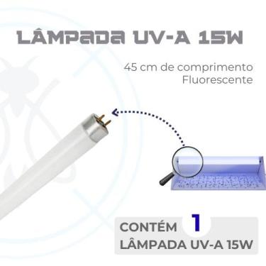 Imagem de Lâmpada Luz Negra UV-A 15W para Pega Mosca - UV-Lumi