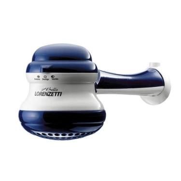 Imagem de Ducha lorenzetti bello banho azul 220v 5500w com cano 39250