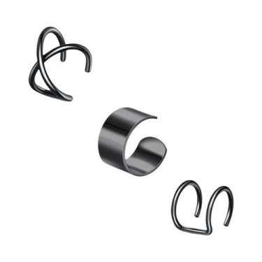 Imagem de Brincos De Clipe Femininos Em Aço Inoxidável Sem Furo, Criativos E Sim
