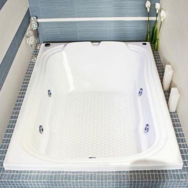 Imagem de Banheira Hidromassagem Dupla 170x110x40cm 220V Gold Line Ouro Fino Branco