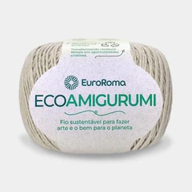 Imagem de Linha EcoAmigurumi 254 m - EuroRoma, 300 Caqui