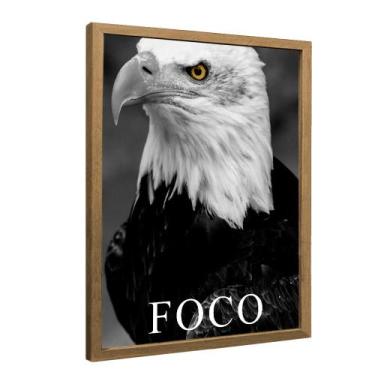 Imagem de Quadro Motivacional Foco da Águia - TACOLADO PAPEL DE PAREDE, 40 x 60c