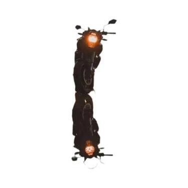 Imagem de Pôster De Corrida De Motocicleta Preto Pesado Em Tela Para Decoração D