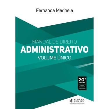 Imagem de Manual De Direito Administrativo - Volume Único - 2026