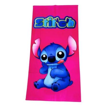 Imagem de Toalha Infantil Banho Praia Algodão Personagem Lilo Stitch R - Congrat