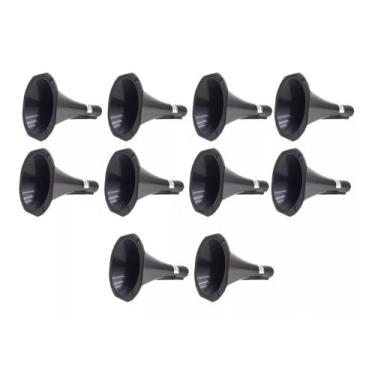 Imagem de Kit 10 Cone Corneta Boca Bocal Longas Rosca Driver - GOLDPLAST