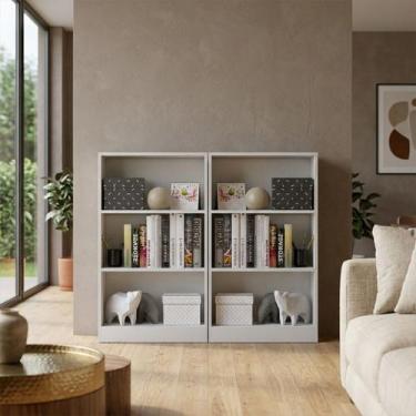 Imagem de Armário Estante Multiuso 6 Prateleiras  Organizador para Escritório e 