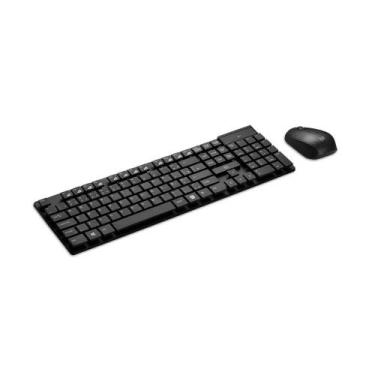 Imagem de Teclado+Mouse Sem Fio USB, Preto, TC251  MULTILASER, Preto