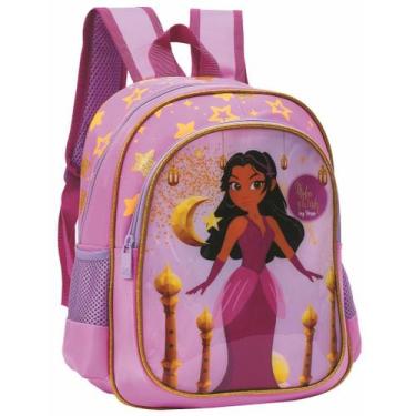 Imagem de Mochila Escolar Infantil Juvenil Barbie Estrela, Roxo