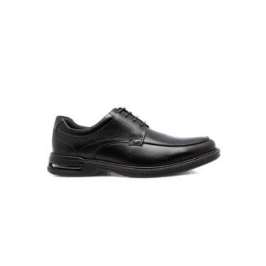 Imagem de Sapato Democrata Air Magnum Couro Preto-Masculino