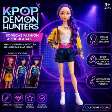 Imagem de Boneca Fashion Infantil Articulada Com Roupas Modernas Para Crianças E