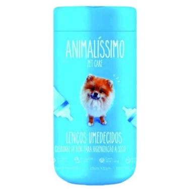 Imagem de Lenços Umedecidos Cheirinho de Bebê com 75 Unidades - ANIMALISSIMO
