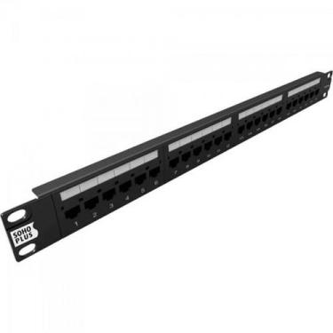 Imagem de Patch Panel CAT6 T568A/B 24P Sohoplus