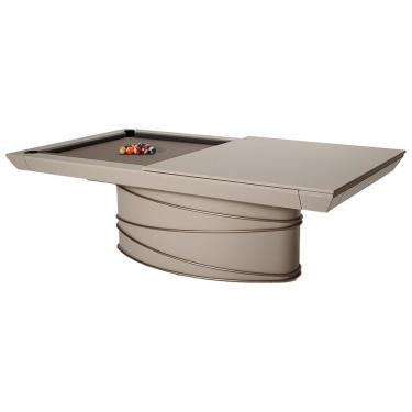 Imagem de Mesa de Bilhar Sinuca e Jantar Sullivan G84 com Tampo Removível Base Oval Fendi em Madeira Eucalipto Gran Belo