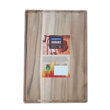 Imagem de Tabua de Corte Grande Tramontina Madeira Teca 400X280X18 Tramontina