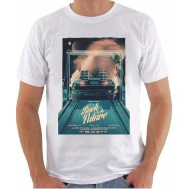 Imagem de Camiseta Camisa De Volta Para O Futuro Delorean Nerd Geek - Vetor Cami