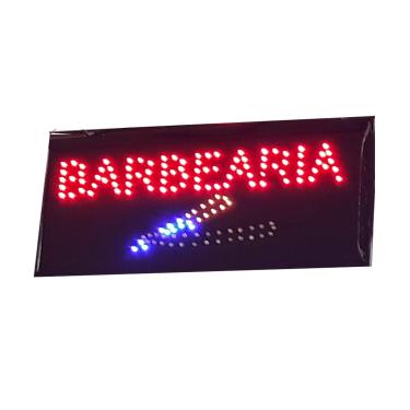 Imagem de Letreiro Led Painel Luminoso Placa De Aviso Loja - Barbearia