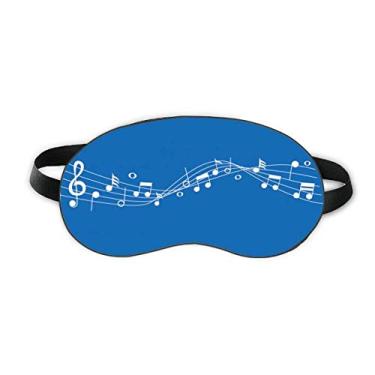 Imagem de Blue Energetic Music 5-le Staff Sleep Eye Shield Capa para sombra noturna macia
