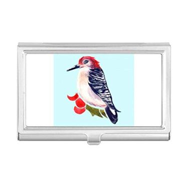 Imagem de Porta-cartões de visita Magpie Redhead Bird Animal