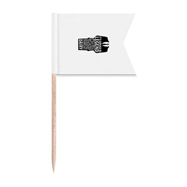 Imagem de Sugar Suit Identity Body Art Deco Gift Fashion Toothpick Flags Marcação de etiquetagem para bolo de festa, comida de queijo