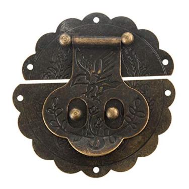 Imagem de Antique Caixa Latches Decorativo Hasp Jóias Caixa De Madeira Mala de Mala Hasp Toggle Toggle Com Ferragens De Móveis Vintage De Parafuso 100mm YYDFPIIA