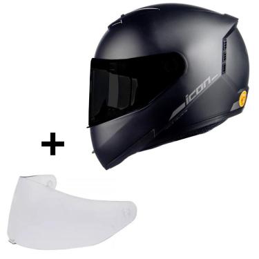 Imagem de Capacete Masculino Feminino Fechado Peels Icon Preto Fosco