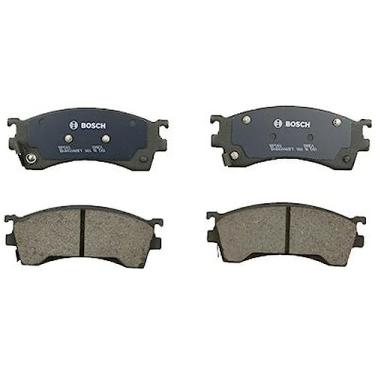 Imagem de Conjunto de pastilhas de freio a disco orgânico premium BOSCH BP583 QuietCast - Compatível com sonda Ford selecionada; Mazda 626, MX-6; FRENTE
