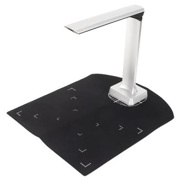 Imagem de Câmera de documentos, scanner inteligente de documentos com função OCR, scanner de câmera scanner de livro USB com luzes LED, pixels de 12 MP, correção automática para
