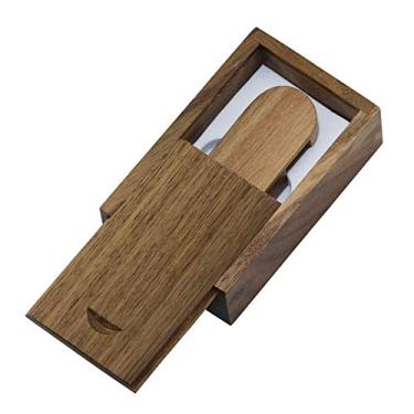 Imagem de 16 GB USB de madeira preta + caixa USB Flash Drive Memory Stick PenDrive USB Flash Disk USB Stick Pen Drive USB Disco U Disk