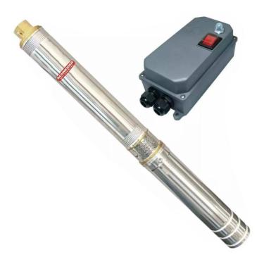 Imagem de Motobomba Submersa Poço Artesiano Schneider SUB3-10B3E18 3 Fios 1CV 220V