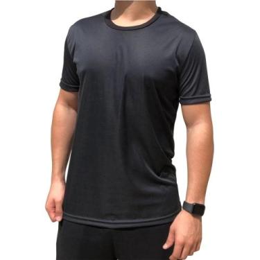 Imagem de Camiseta Masculina Dry Fit Proteção Uva Uvb Esportiva Alta Transpiraçã