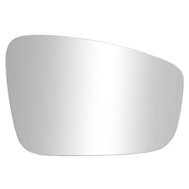 Imagem de LOIYLLEN Substituição do espelho lateral do passageiro para Volkswagen Passat 2013-2018, Volkswagen Jetta 2011-2018, vidro retrovisor retrovisor lateral direito convexo com aquecimento