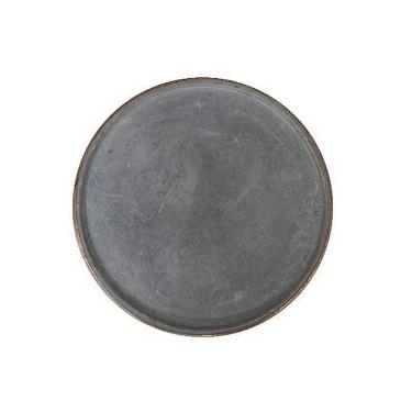 Imagem de Forma de pizza em pedra sabão sem alças e com aro de 25 cm